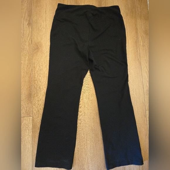 [EUC] STYLE & CO Womens Black Dress Yoga Pants Size 0x Bootcut - Picture 1 of 7